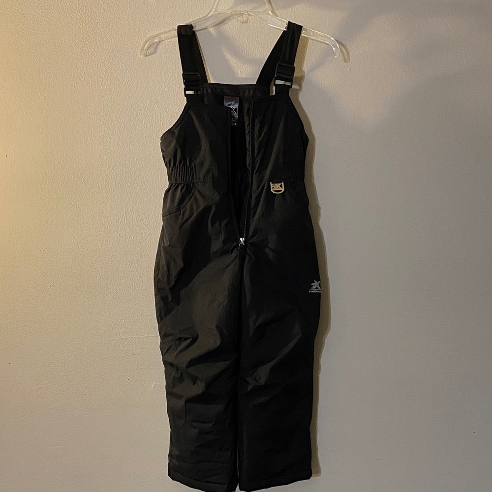 ZeroXposur Black Kids Snow Bib Overalls